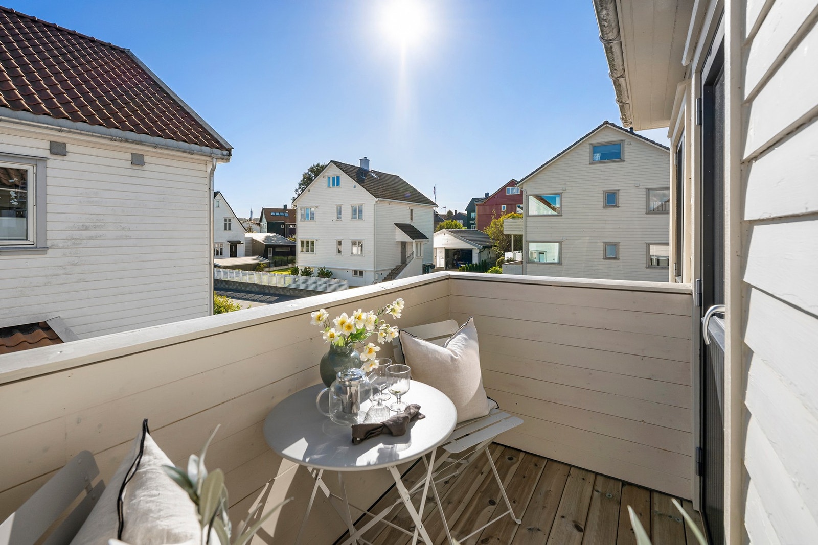 Her kan du nyte fine sommerdager. Galleribilde