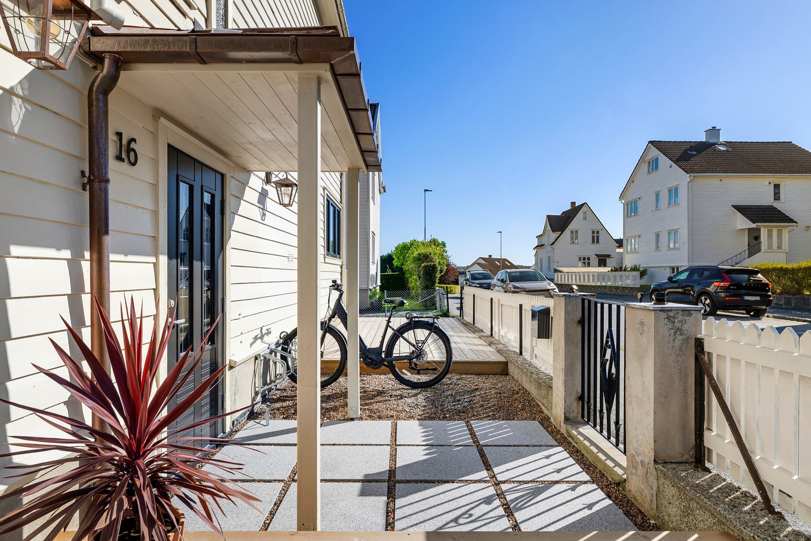 Felles sykkelparkering. Galleribilde