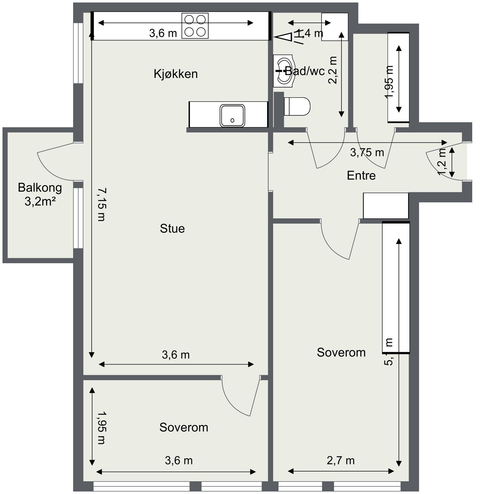 Plantegning. Galleribilde