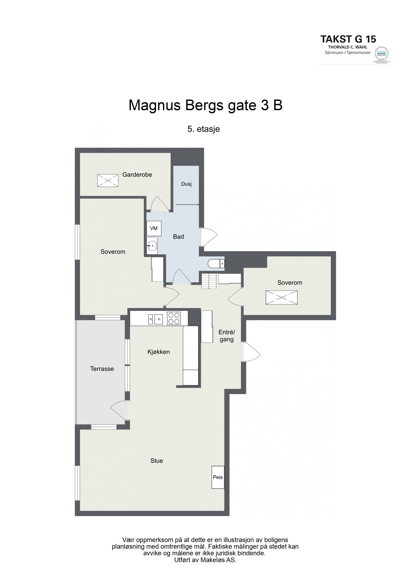 Plantegning Galleribilde