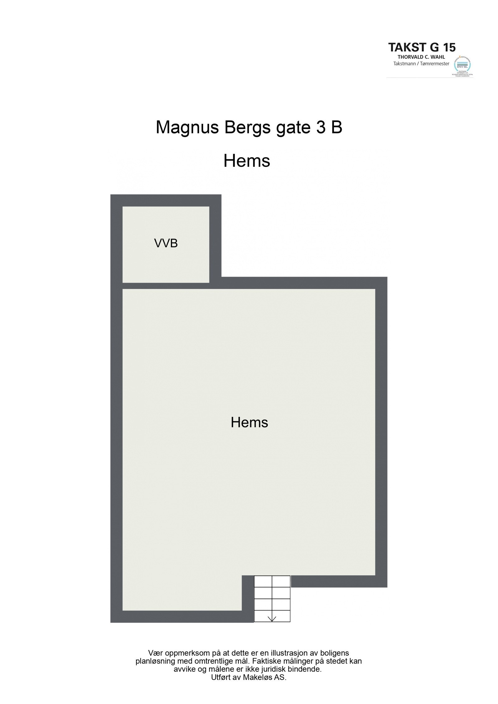 Plantegning: Hems Galleribilde