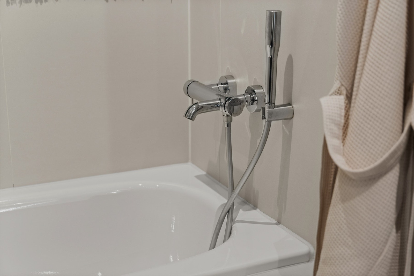 Alt av røropplegg i hele leiligheten er skiftet. Galleribilde