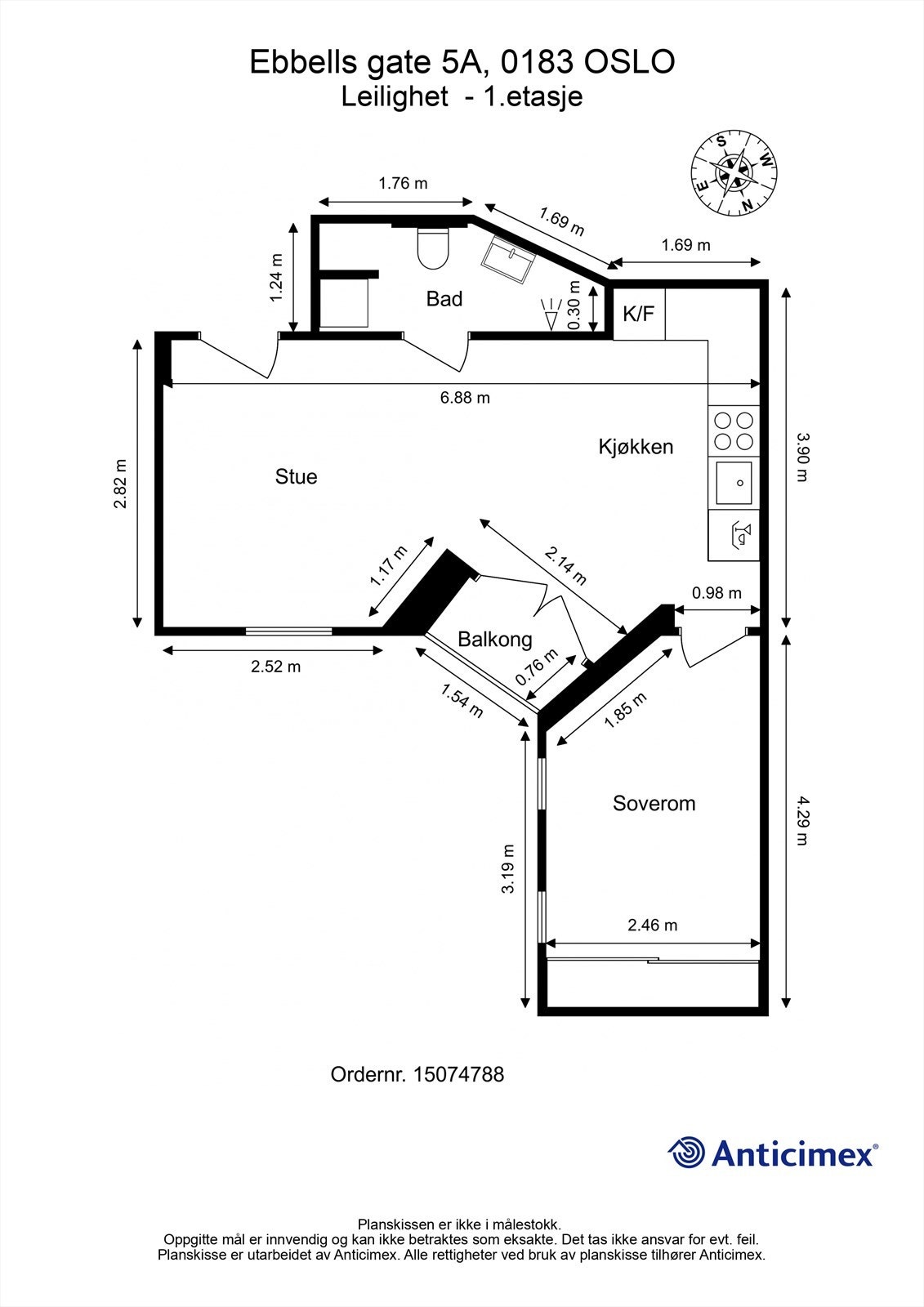 Plantegning Galleribilde
