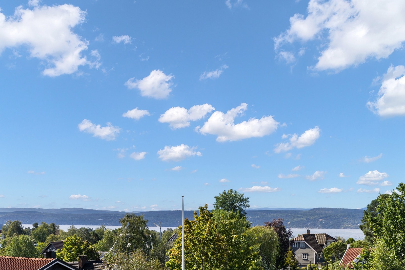 Her får du vakkert utsyn mot Oslofjorden. Galleribilde