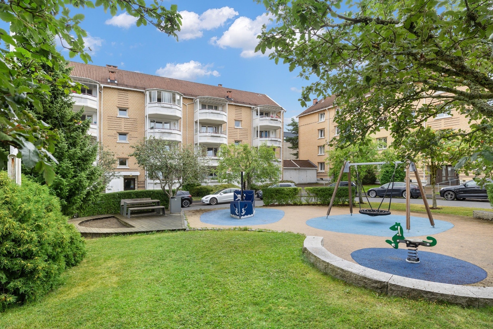 Det er fine, grønne lunger like i nærheten av boligen. Galleribilde