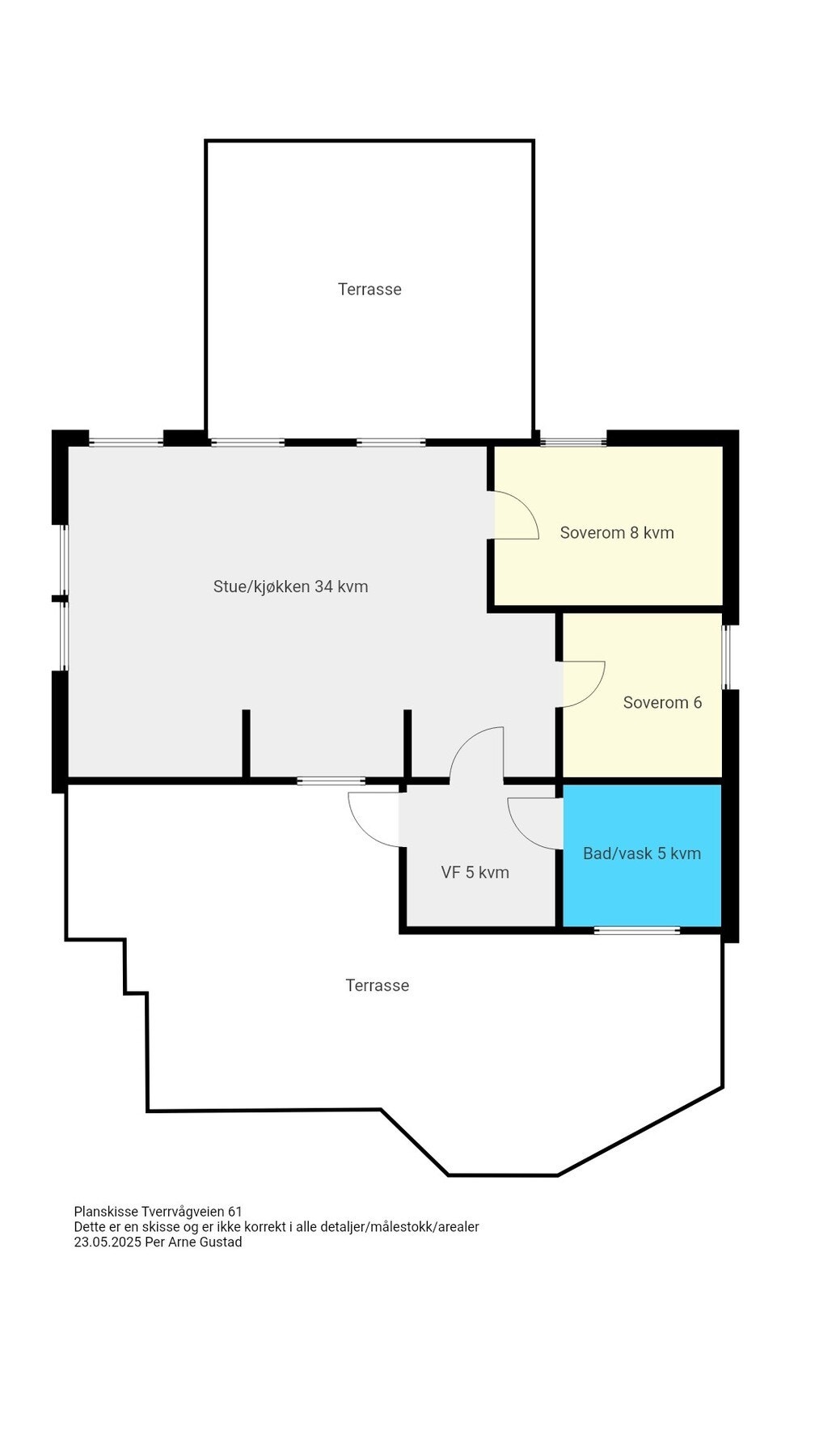 Planskisse Galleribilde
