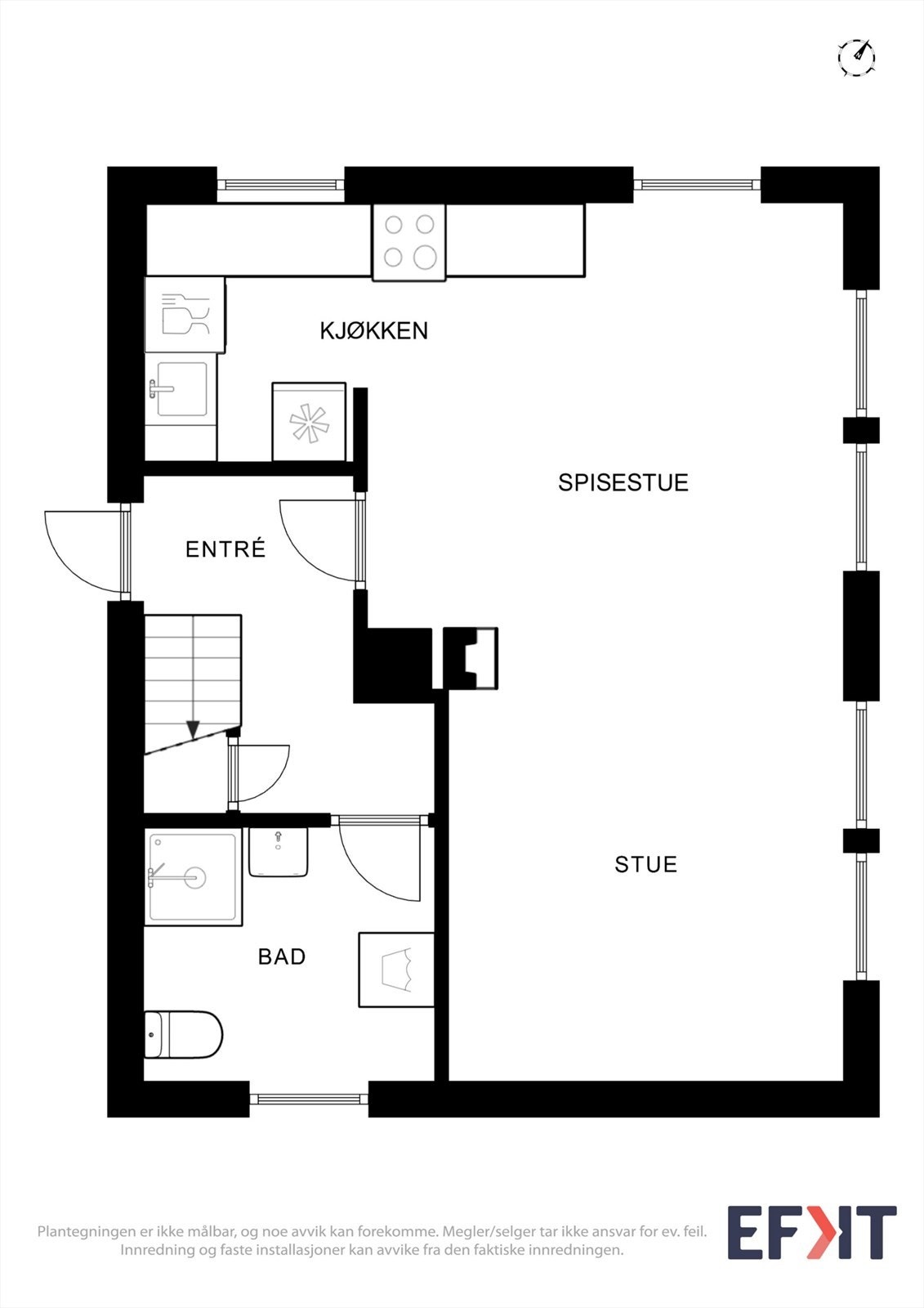 Plantegning - 1. etasje Galleribilde