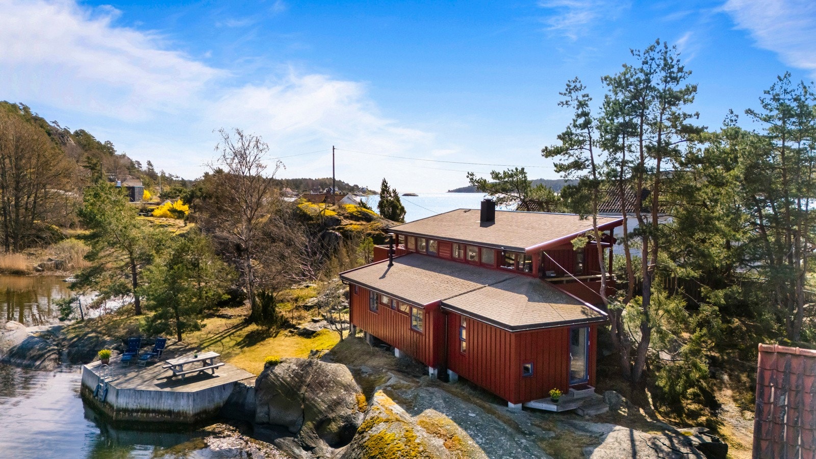 Pent opparbeidet uteområde. Galleribilde