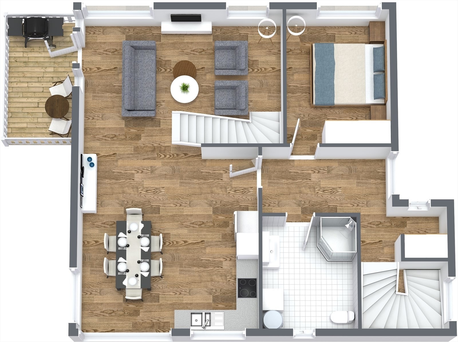 Plantegning hovedplan Galleribilde