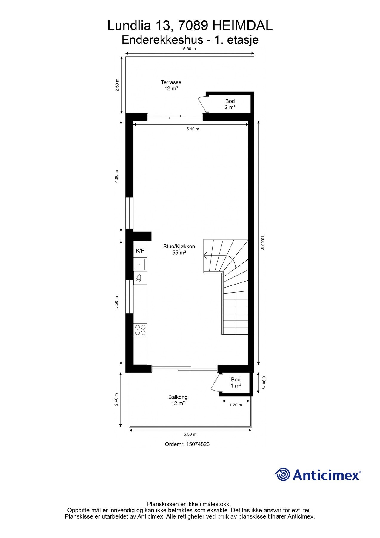 Plantegning - 1. etasje Galleribilde