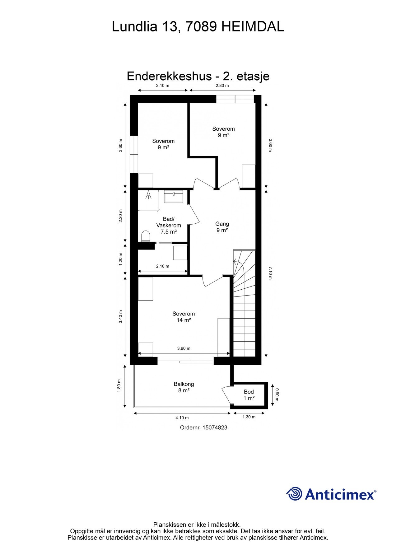 Plantegning - 2. etasje Galleribilde