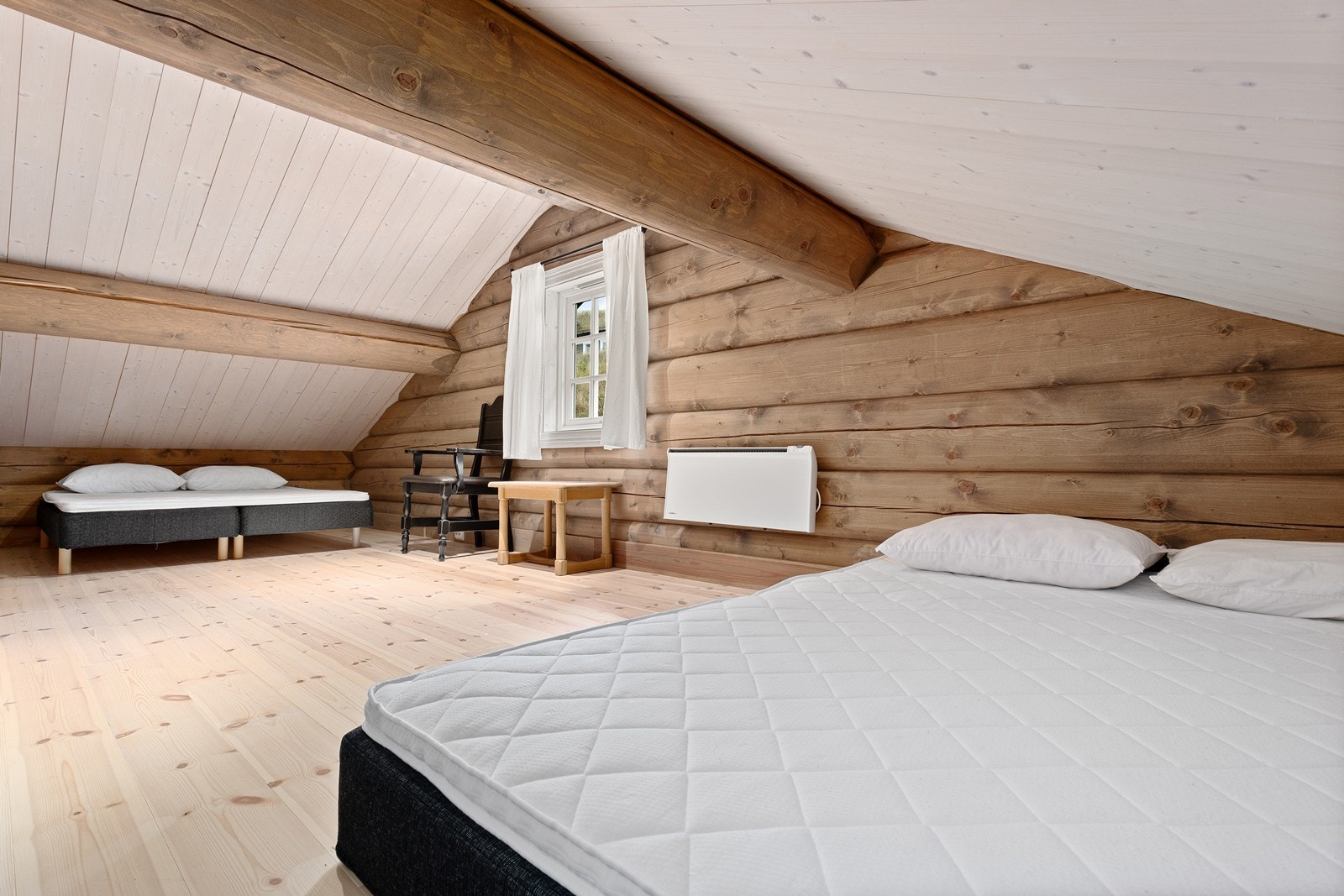 Det er innredet med totalt 7 sengeplasser her oppe. Galleribilde