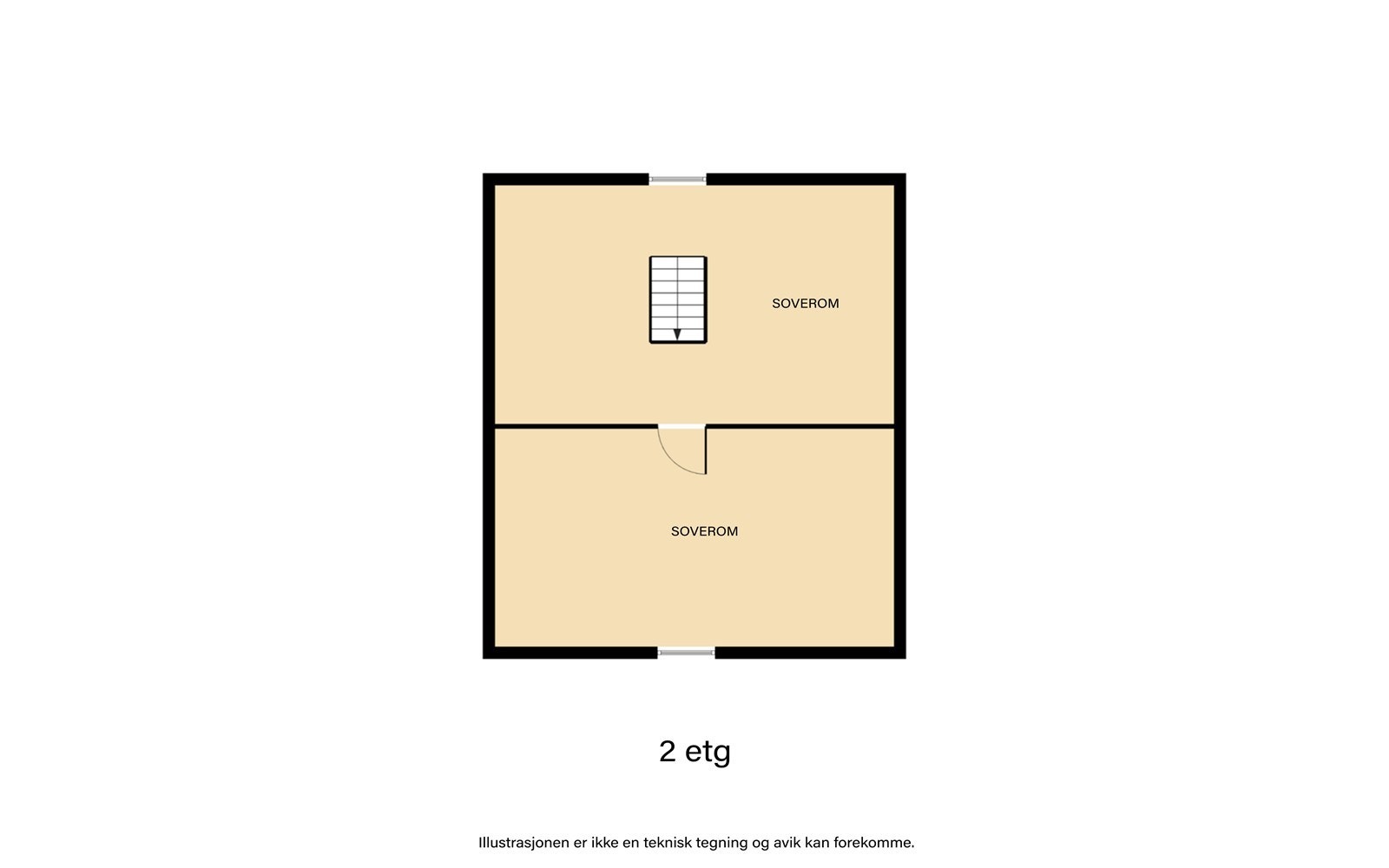 Plantegning 2. etasje. Galleribilde