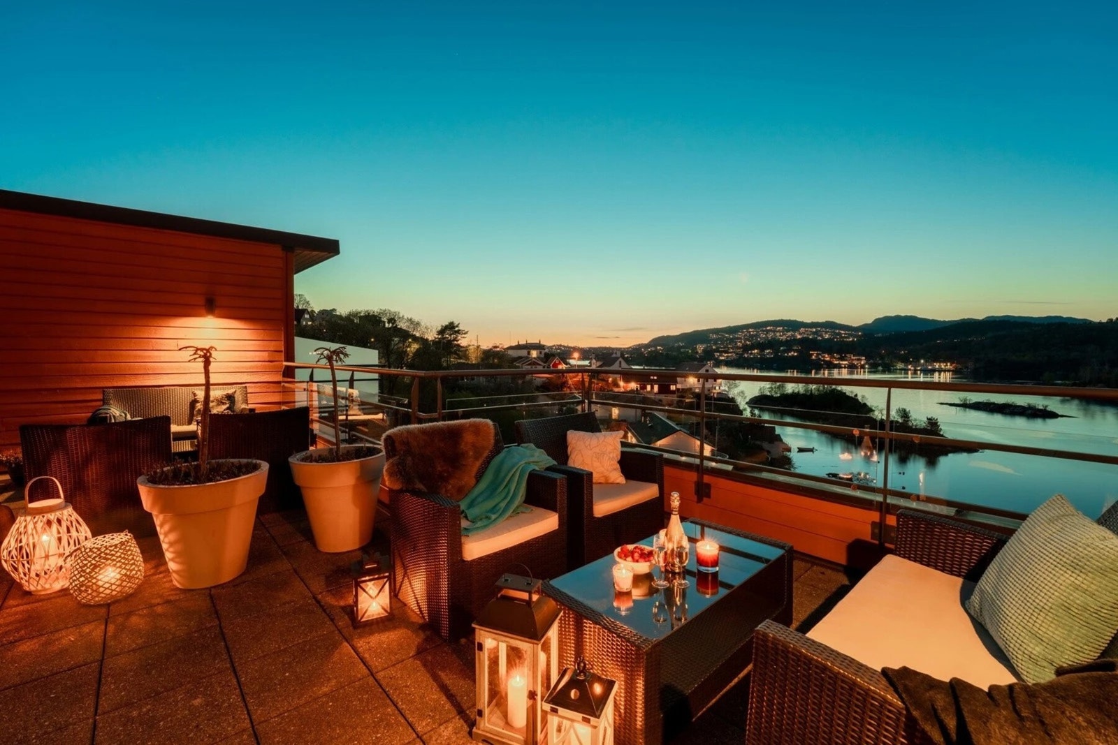 Her er det også mulig å nyte fine solnedganger! Galleribilde