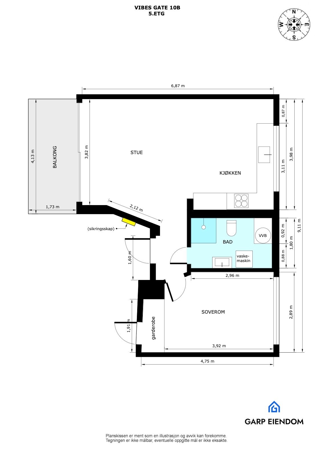 Plantegning Galleribilde