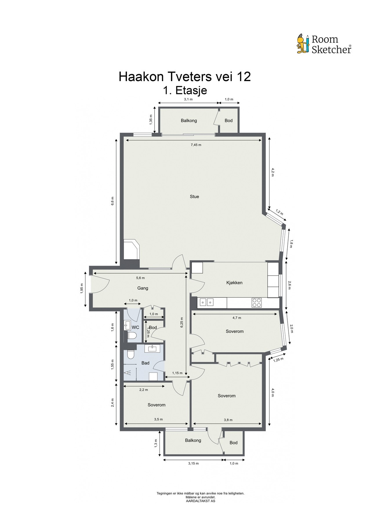 Planskisse. Galleribilde