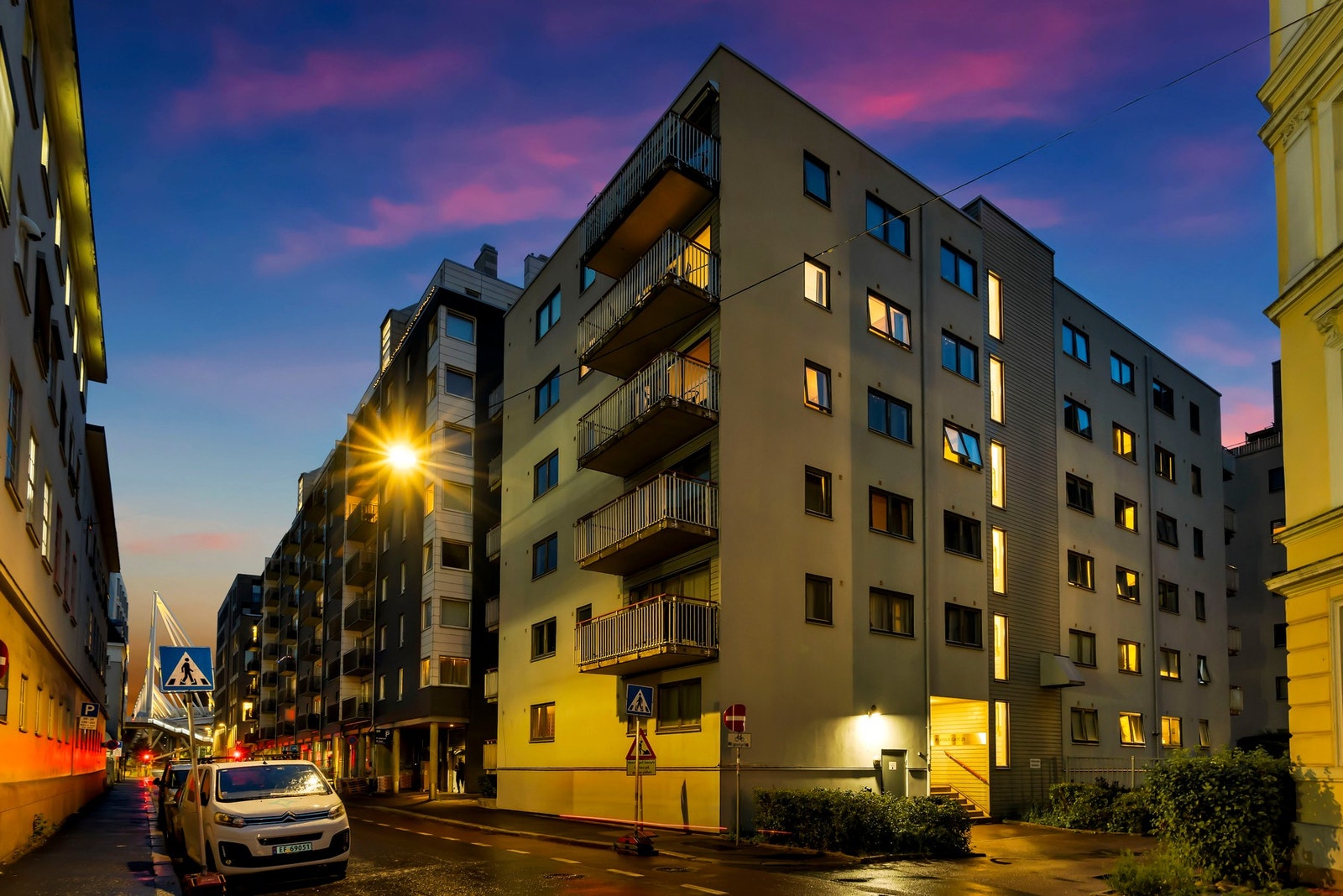 Blokkens fasade. Galleribilde