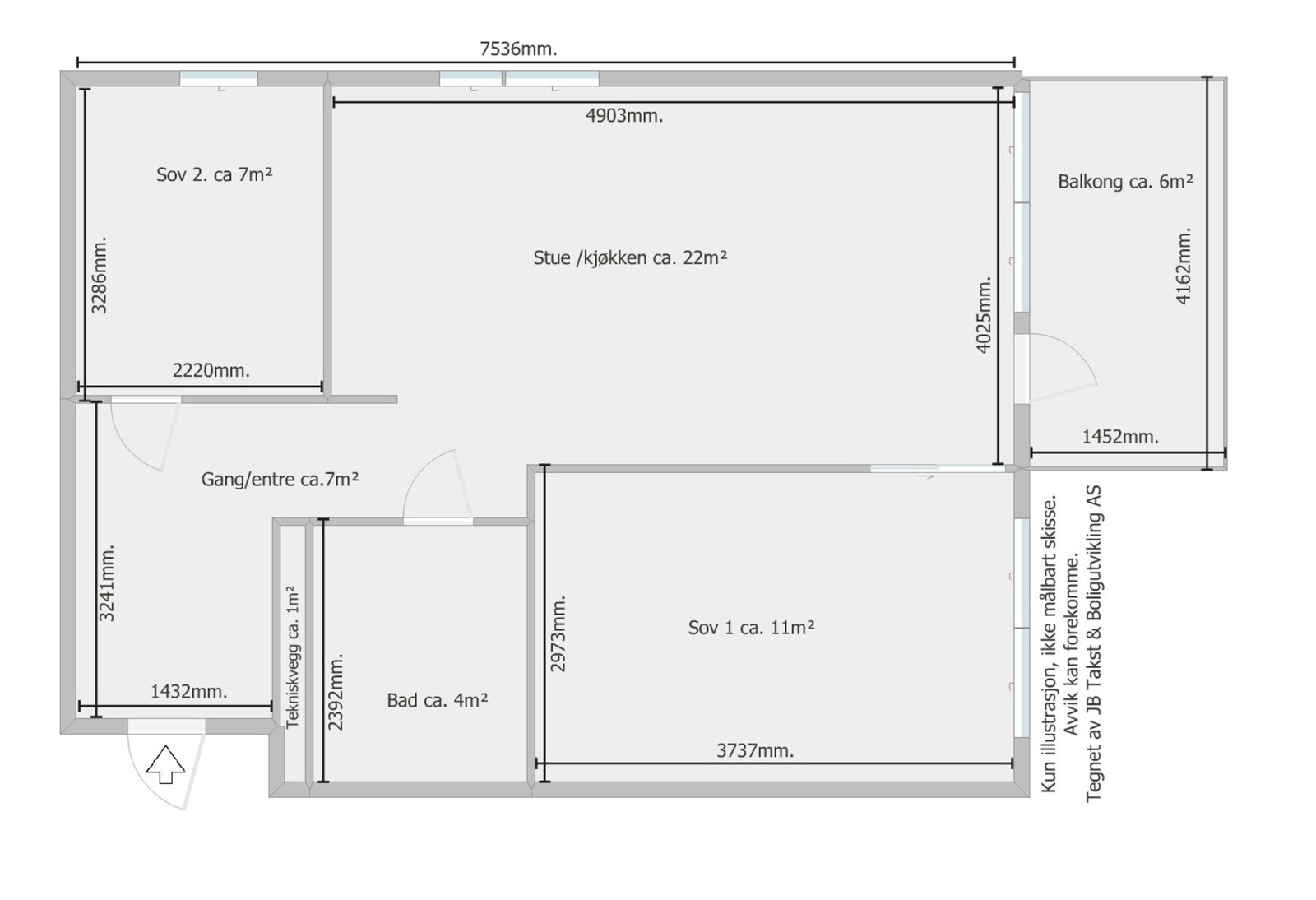 Velkommen til visning! Galleribilde