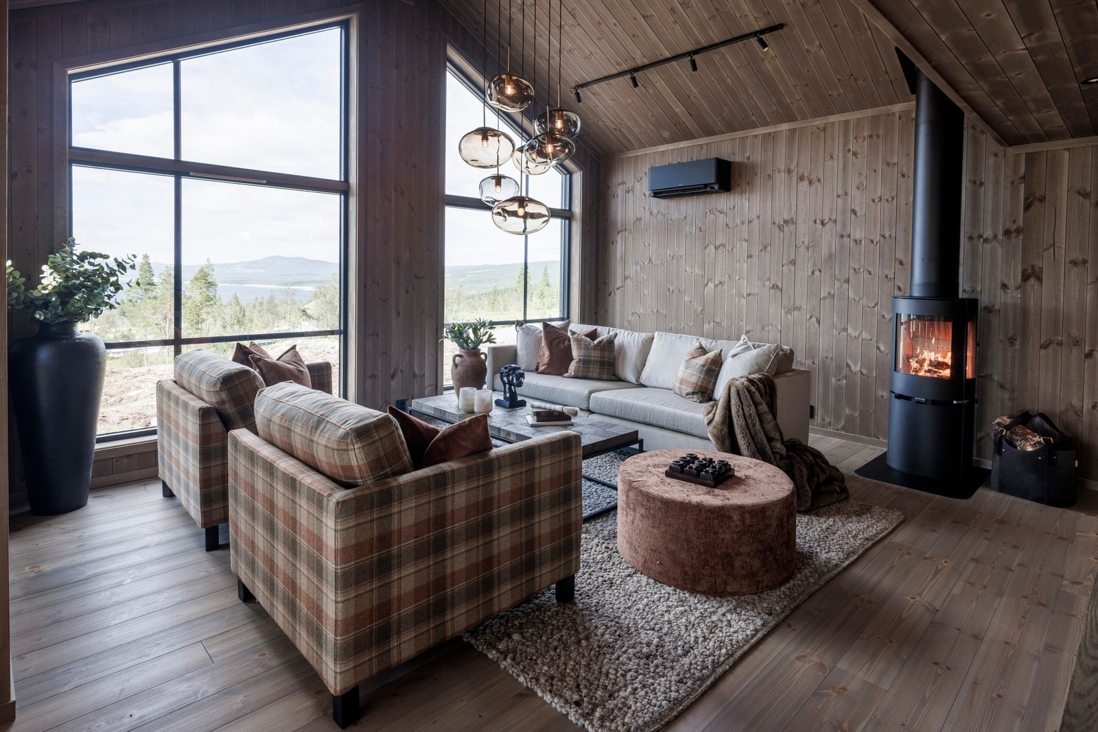 Identisk hytte som avbildet bygges her i Nesfjellet Vest - avvik kan likevel forekomme Galleribilde