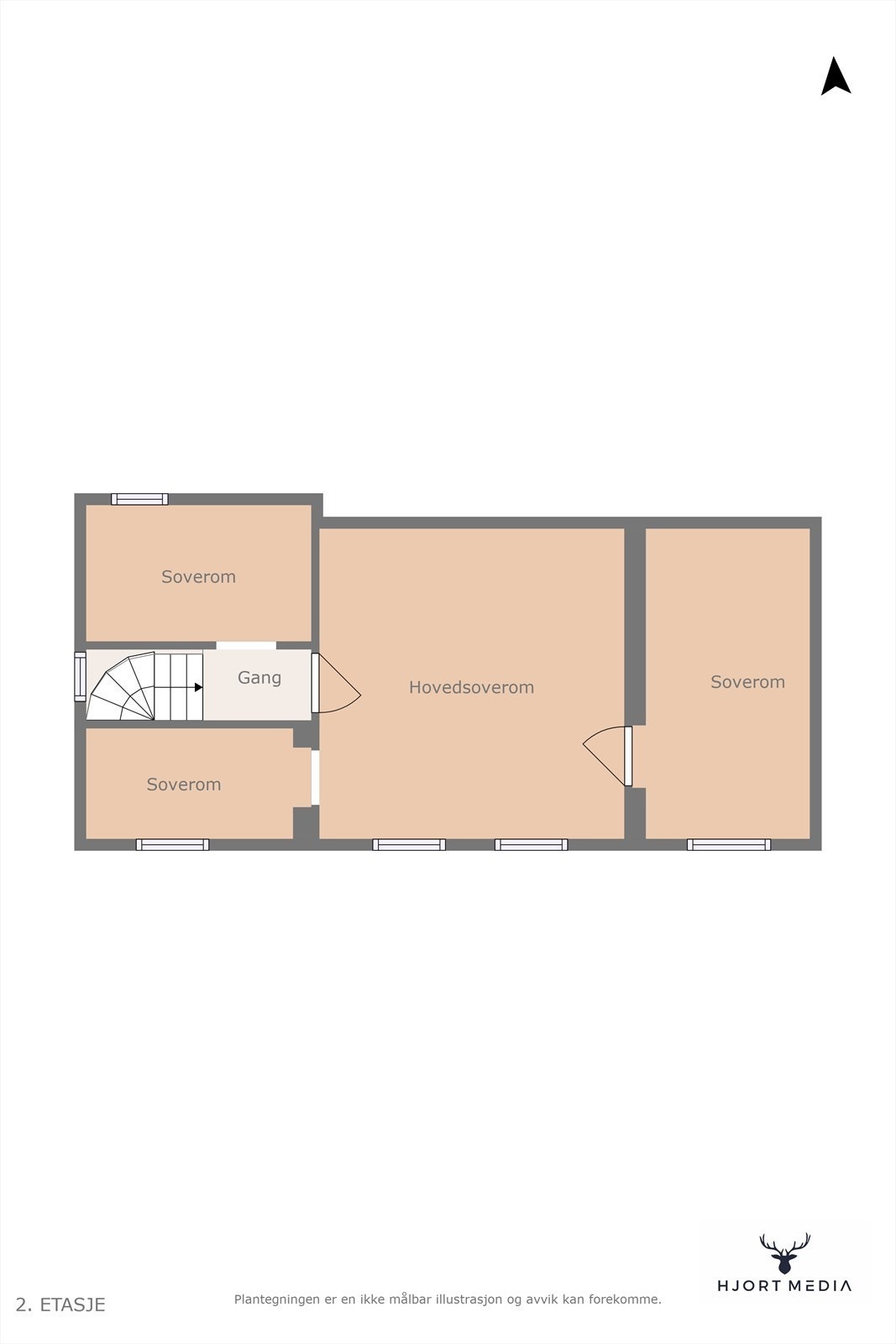 Plantegning Galleribilde