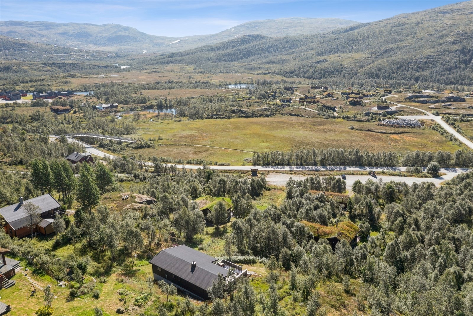 Skiløyper like nedenfor eiendommen. Galleribilde