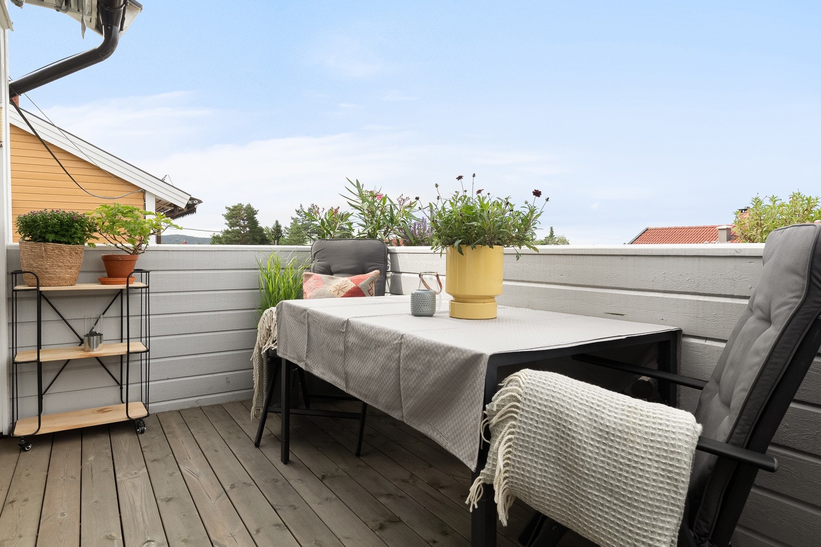 Her kan du nyte flotte sol- og utsiktsforhold. Galleribilde