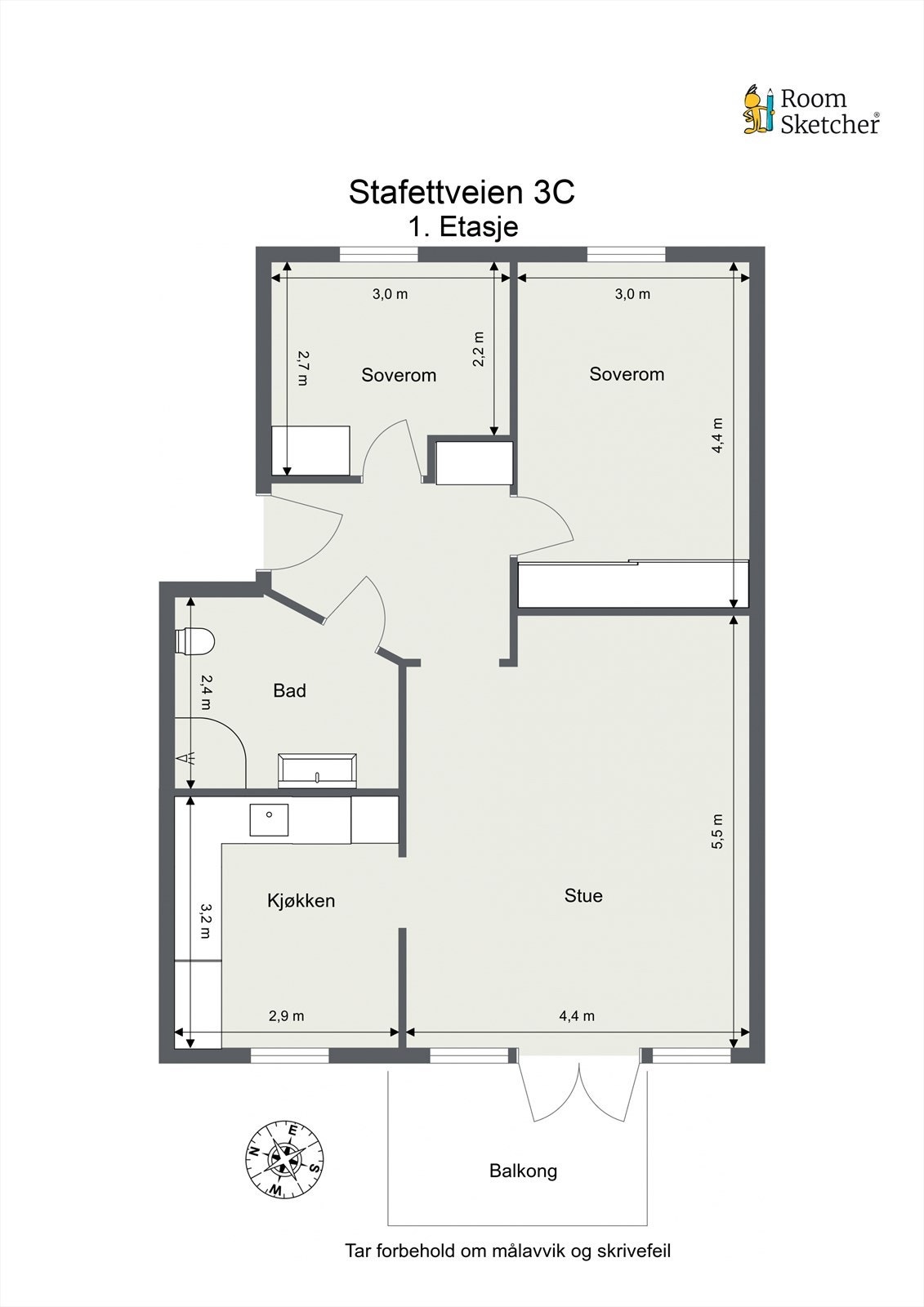 - Planskisse 1.etasje - Galleribilde