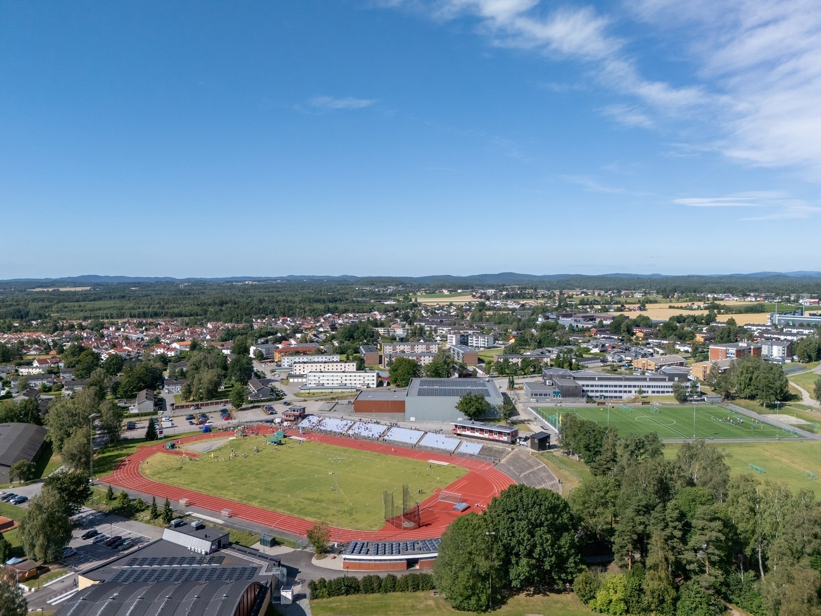 Bugården idrettspark er Sandefjords største idrettspark med mange ulike idrettstilbud Galleribilde