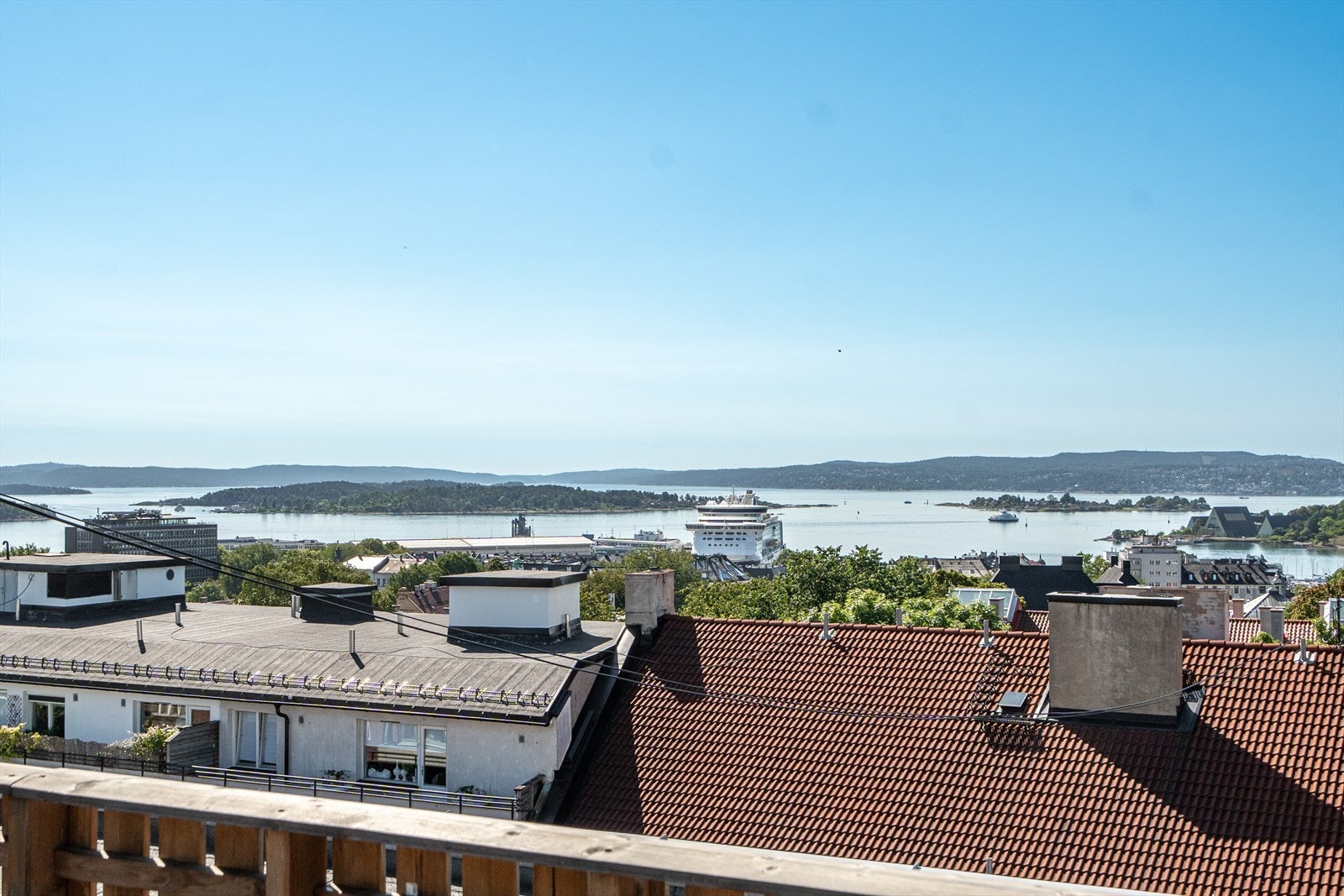 Utsikt over Oslofjorden. Galleribilde