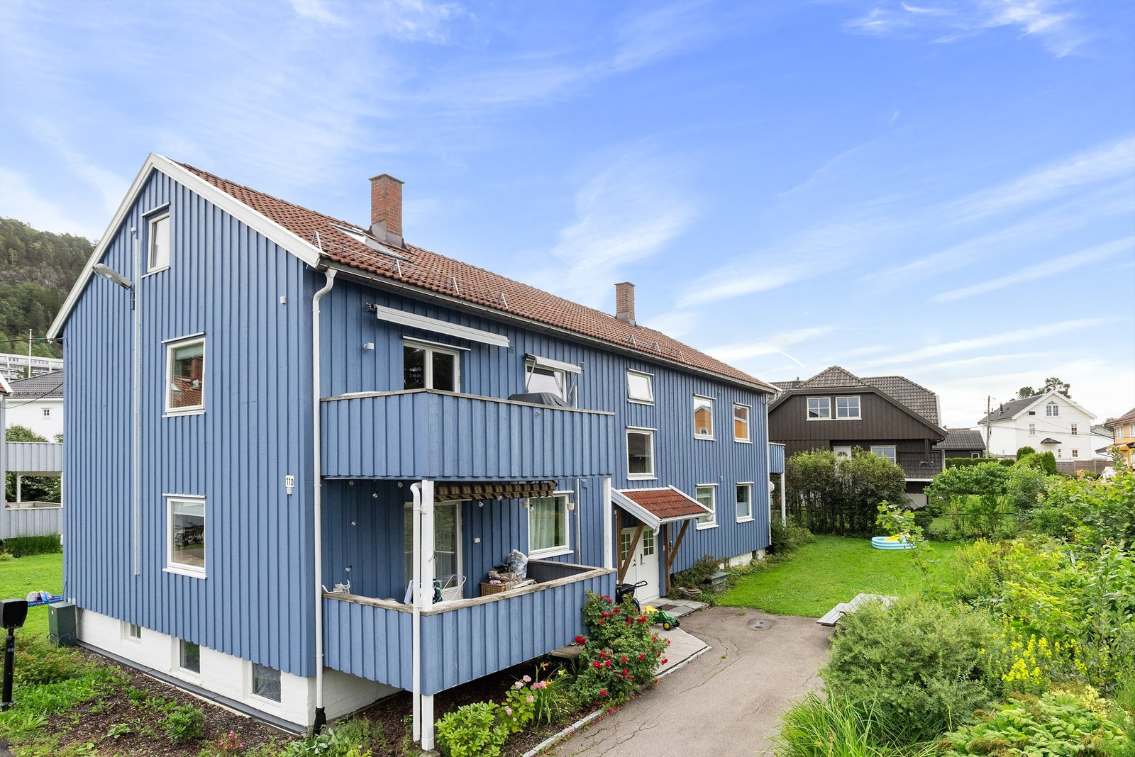 Leiligheten er i dag utstyrt med 2 soverom, men det kan enkelt etableres et soverom til Galleribilde