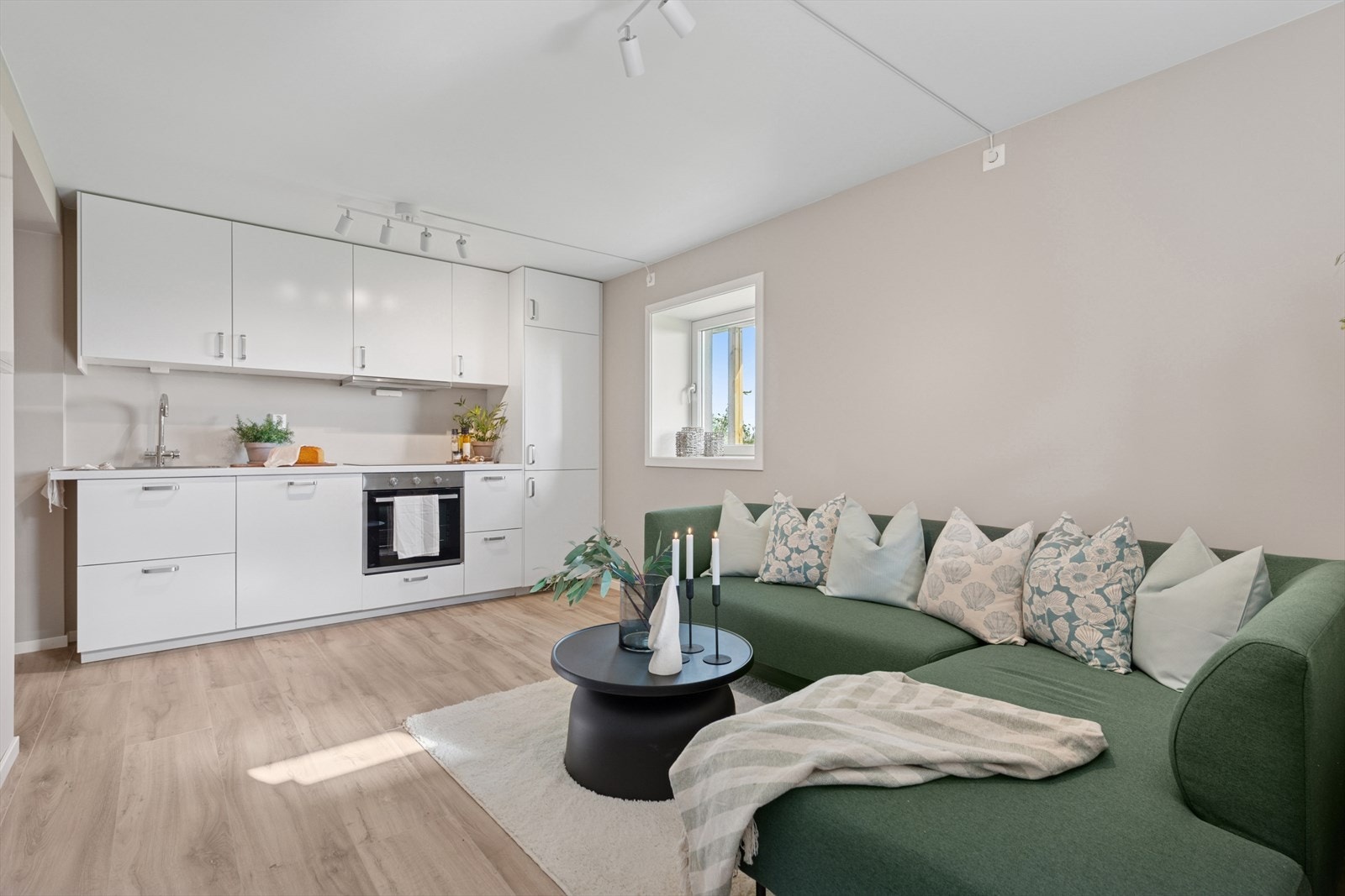 Boligen har etablert en ny godkjent hybel. Galleribilde