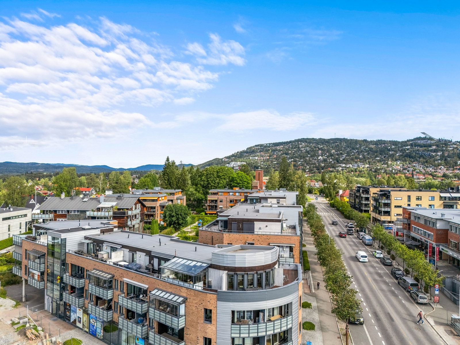 Trivelig utsikt mot Holmenkollen. Galleribilde