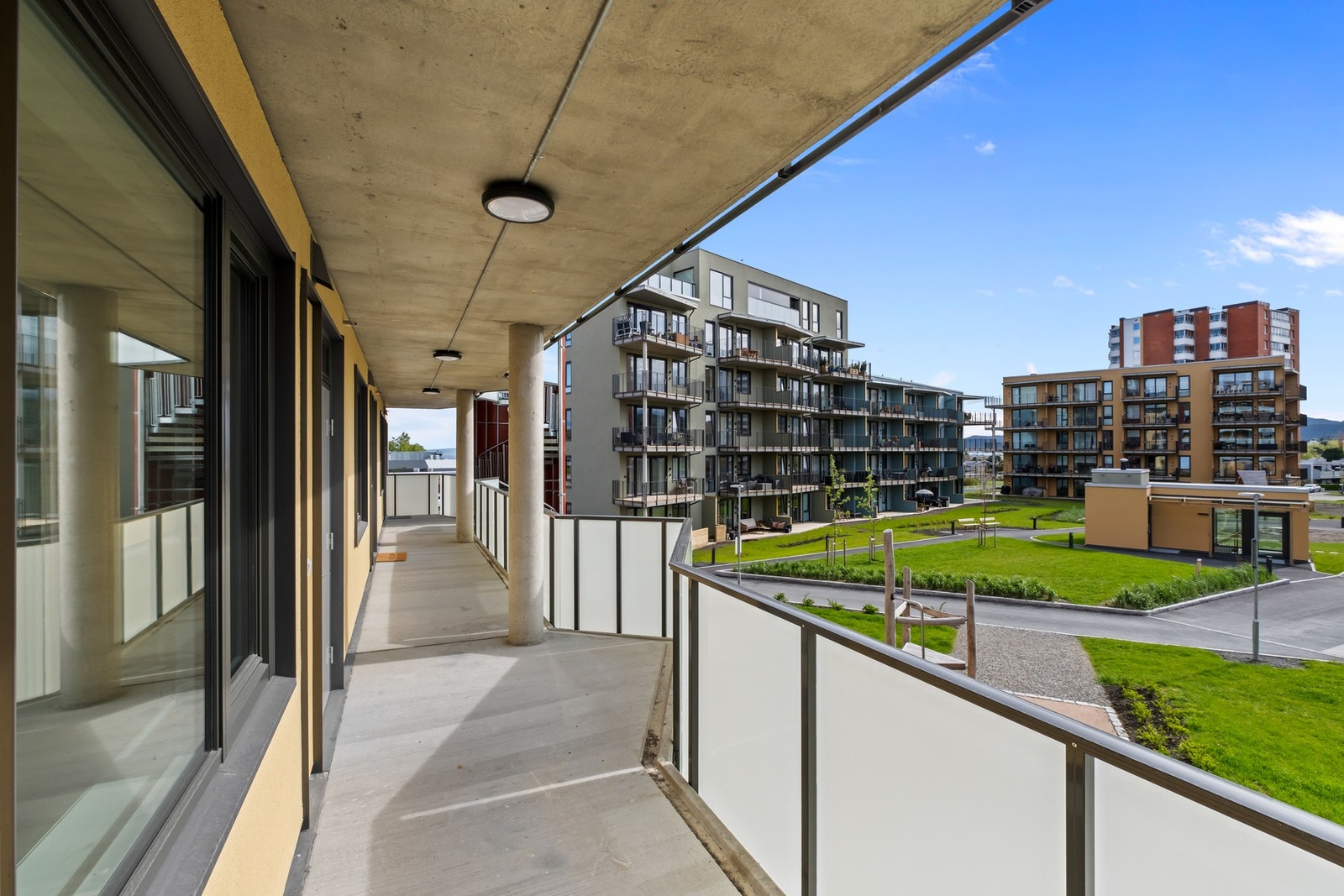 Leiligheten har adkomst via svalgang. Galleribilde