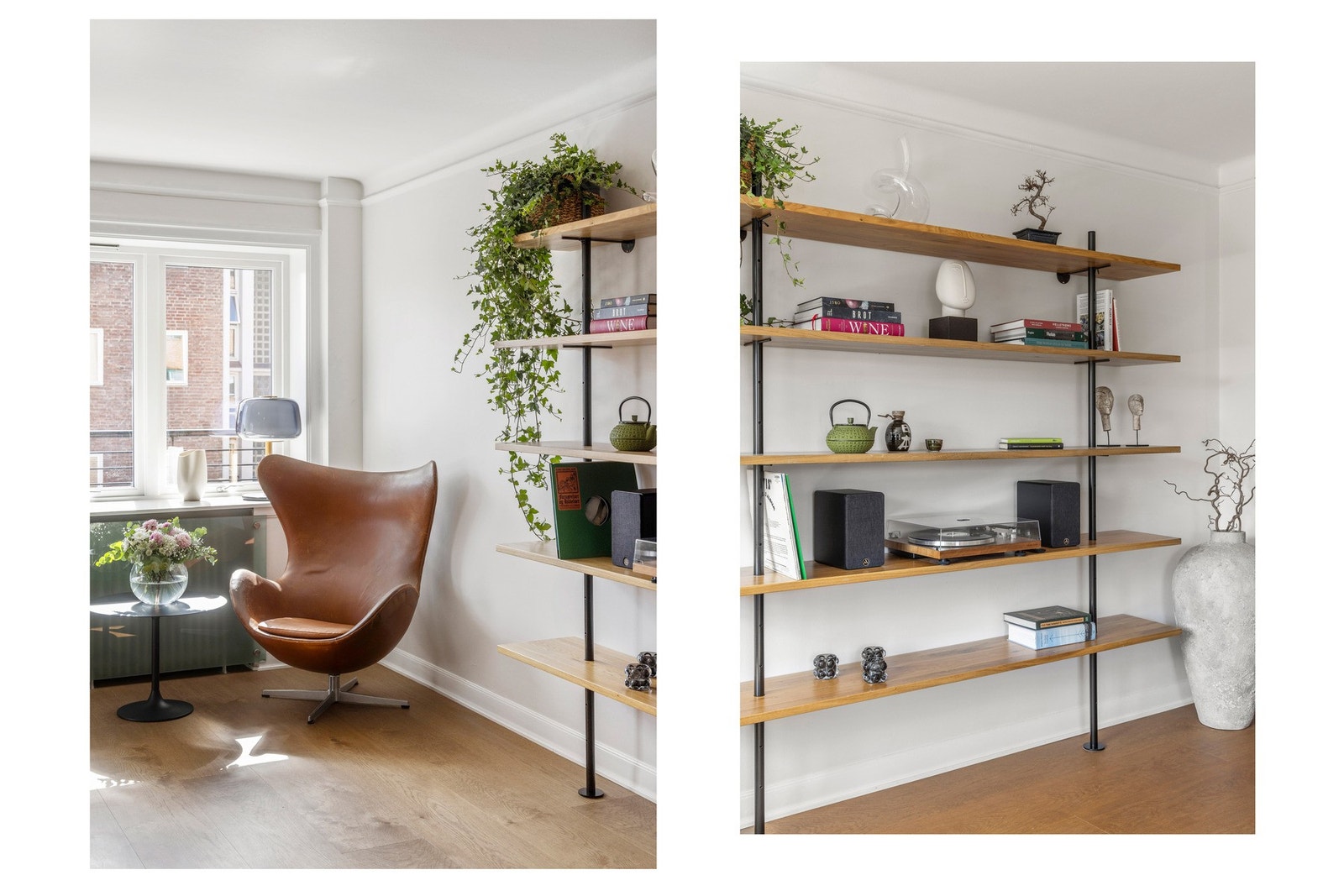 I tillegg er det plass til ekstra møblering som eksempelvis en hyggelig lesekrok foran vinduet. Galleribilde