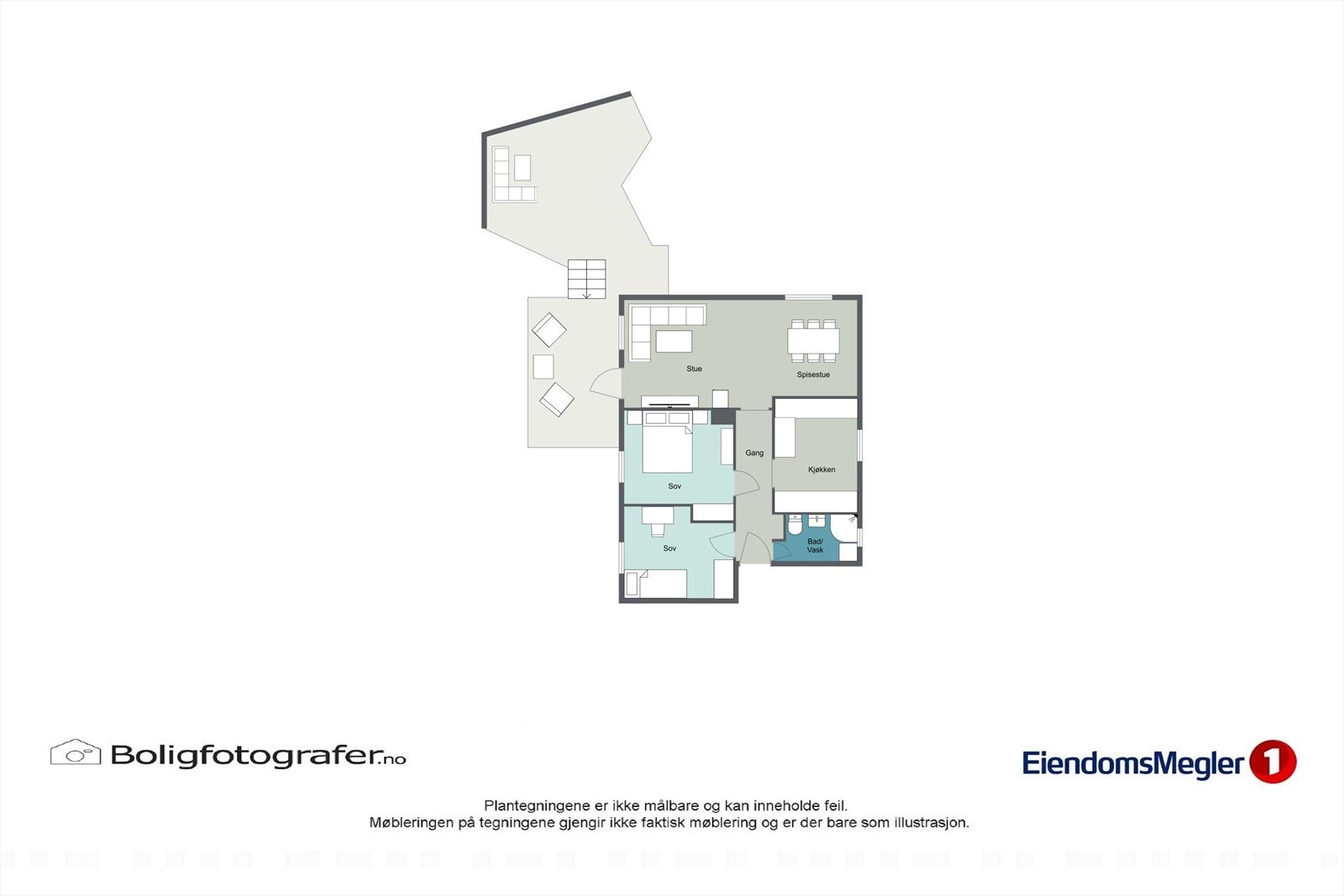Plantegning Åsveien 52 Galleribilde