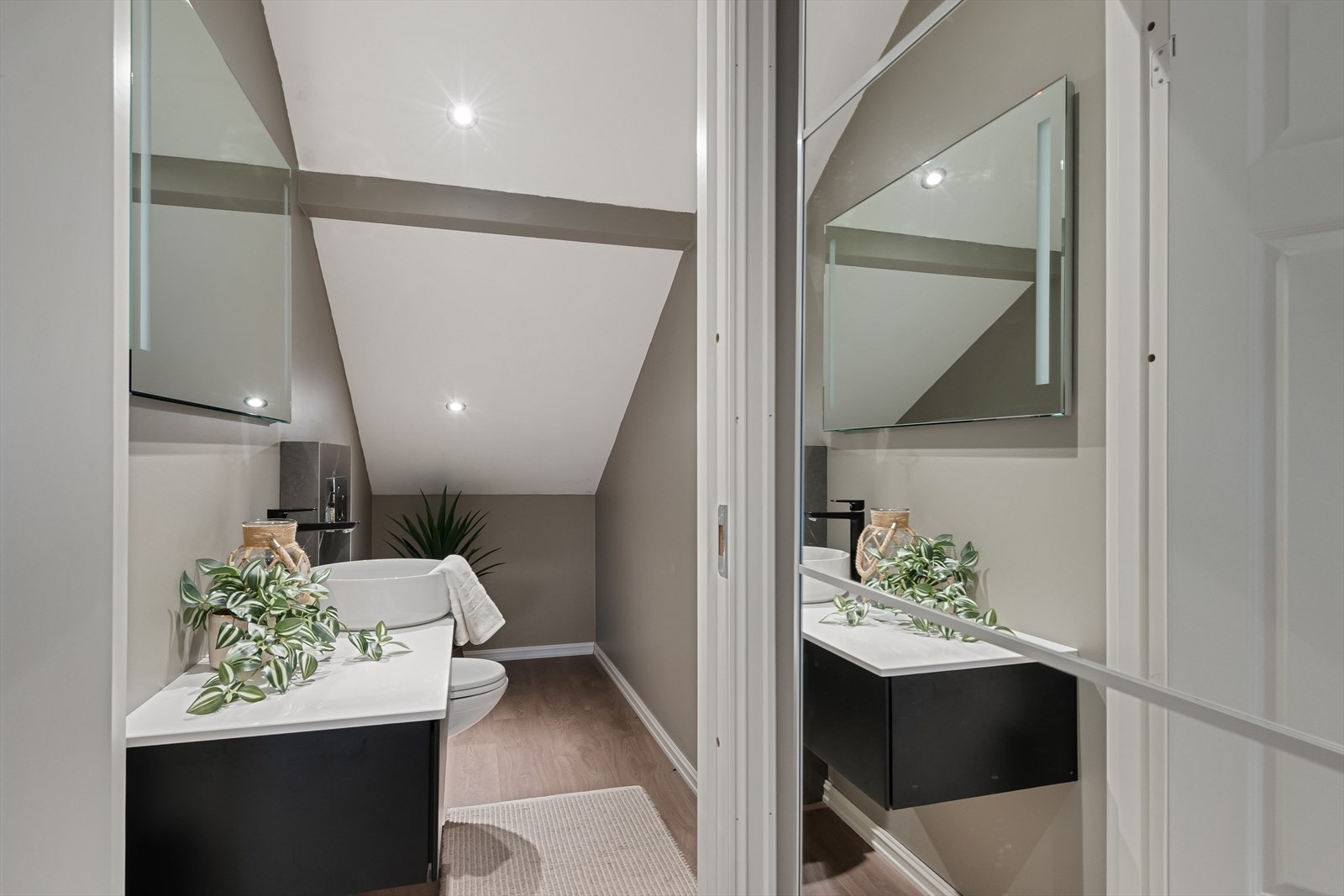 Separat toalettrom. Galleribilde