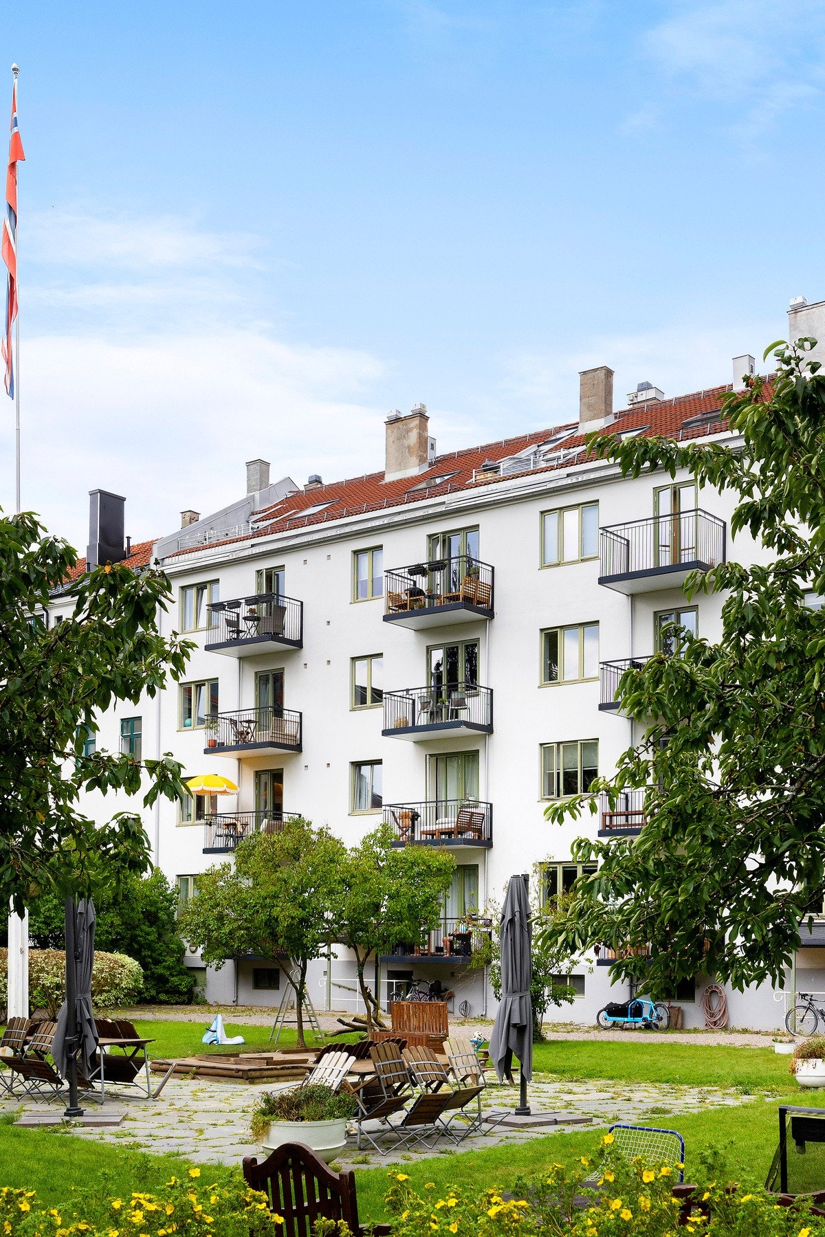 Bakgården. Galleribilde