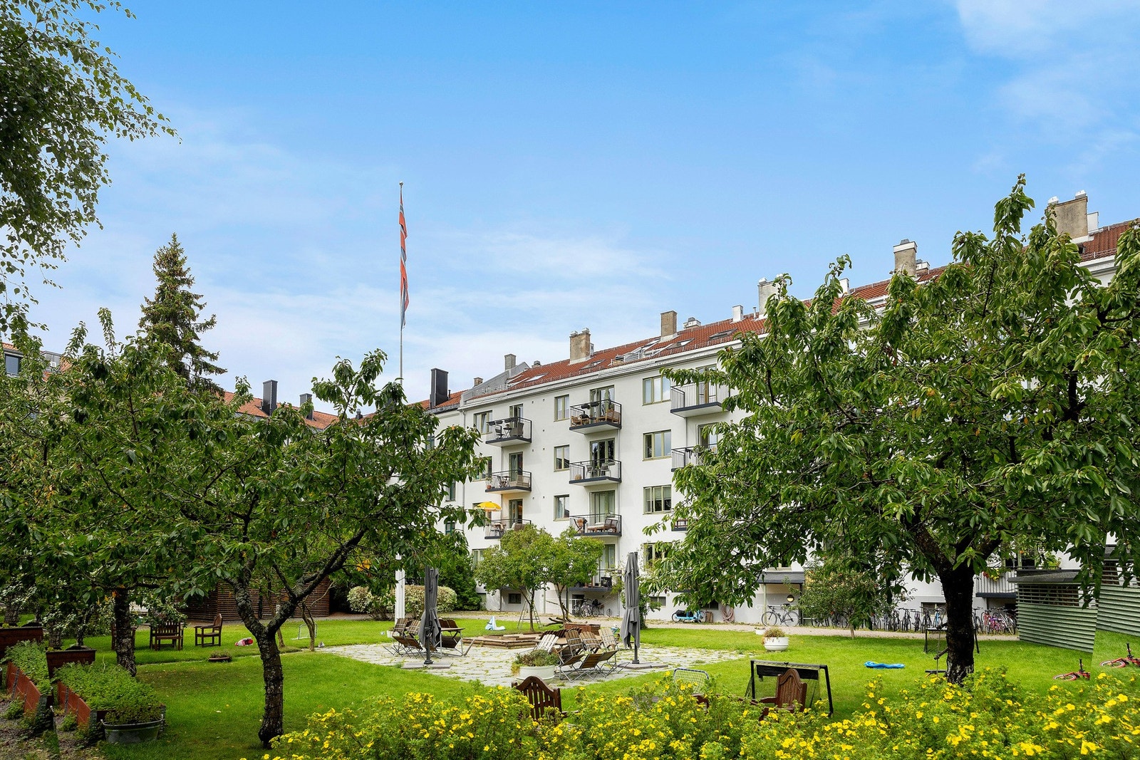 Bakgården er virkelig flott! Galleribilde