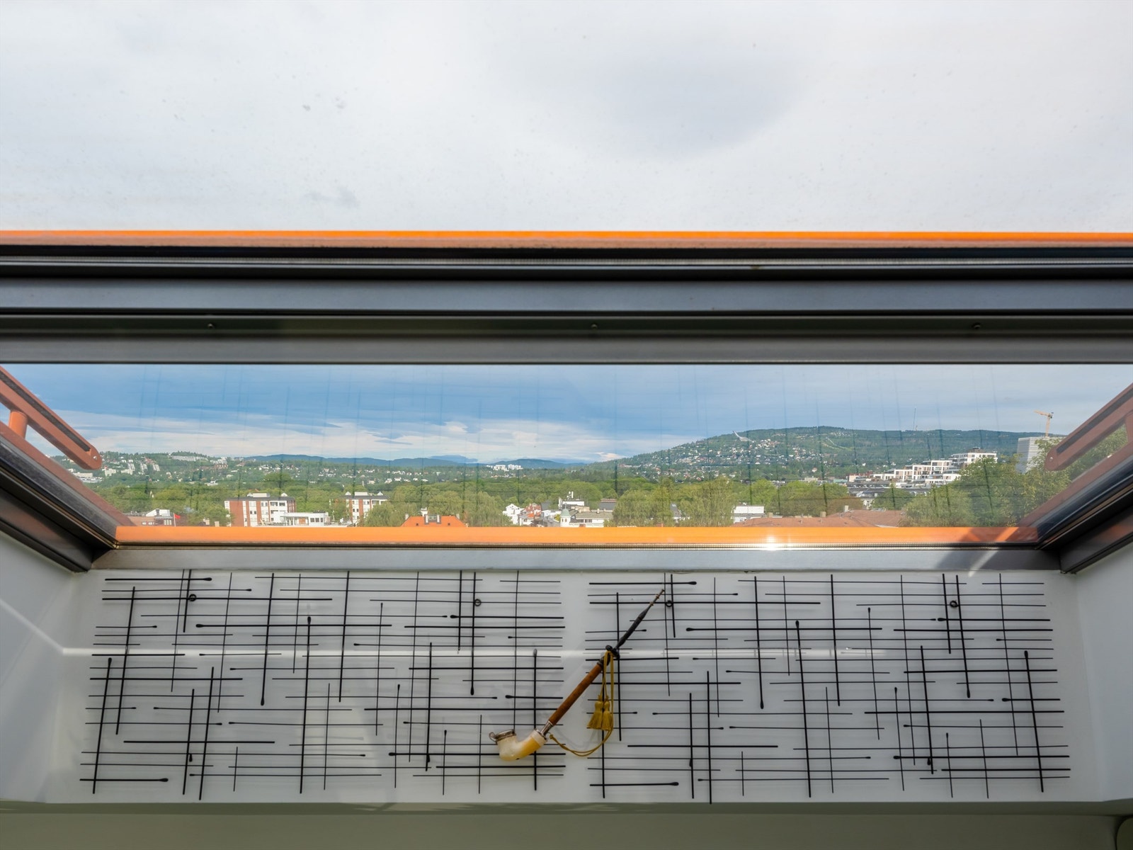 Flott utsikt også fra toppstuen Galleribilde