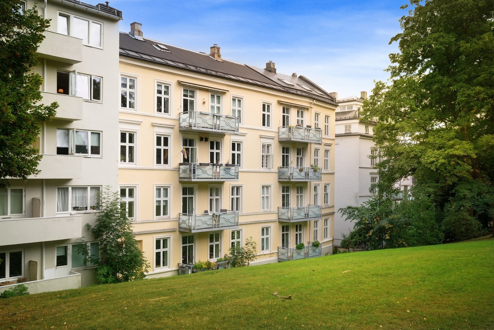 Klassisk fasade. Galleribilde