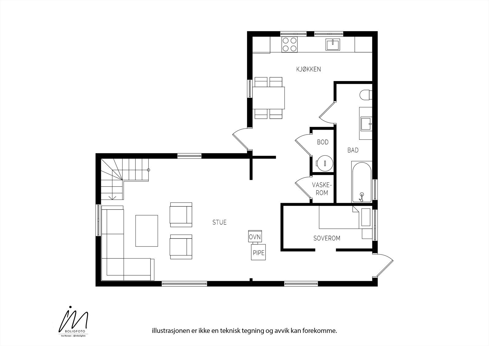 - Plantegning bolighus 2 - Galleribilde
