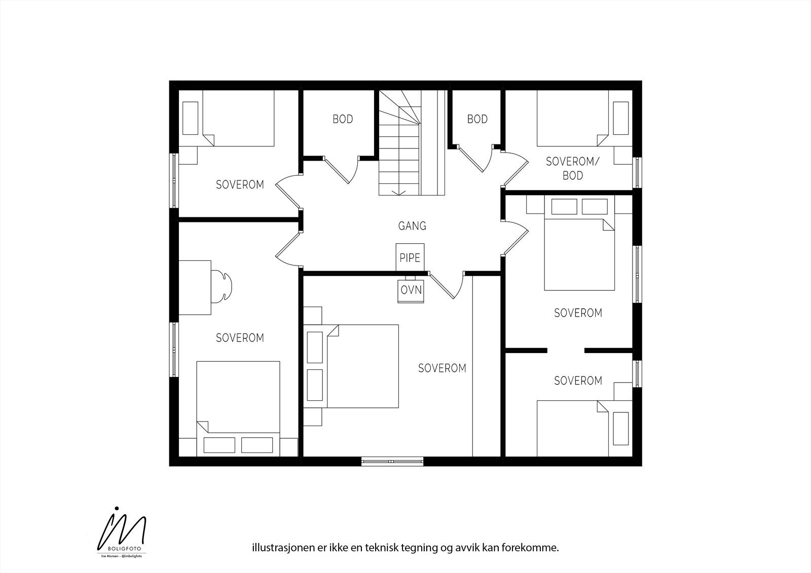 - Plantegning 2. etasje - Galleribilde
