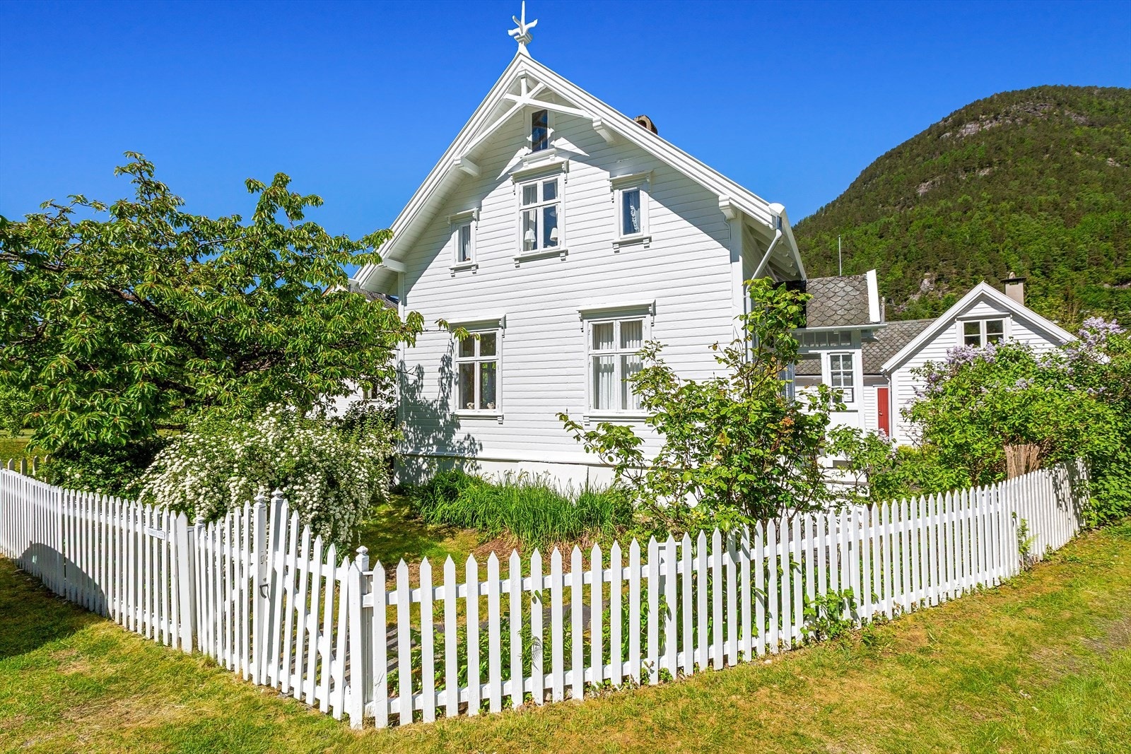 - Her har du tilgang til både fjell og fjord rett utenfor døren, og området byr på flotte turmuligheter i variert terreng året rundt - Galleribilde