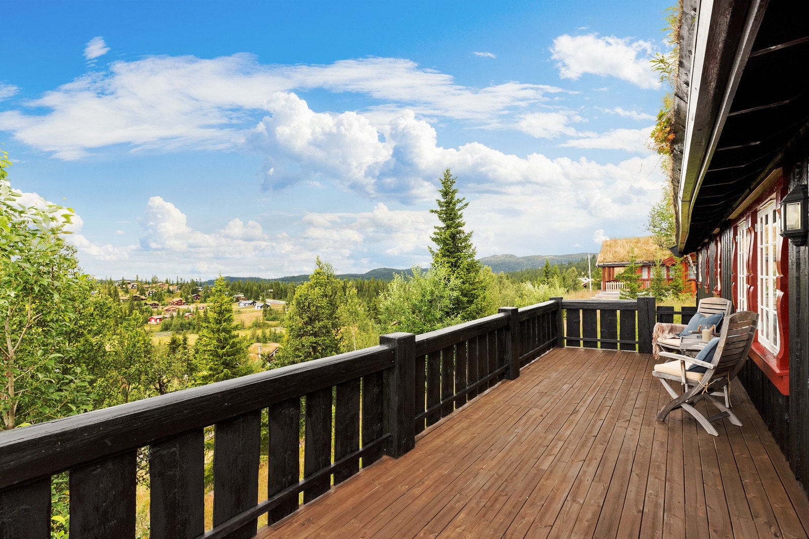 Den flotte utsikten kan nytes herfra Galleribilde