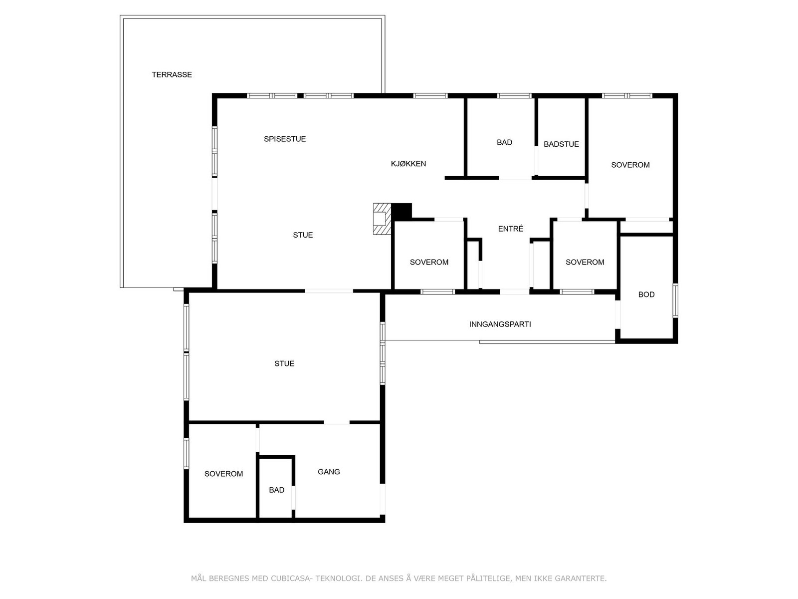 Plantegning Galleribilde