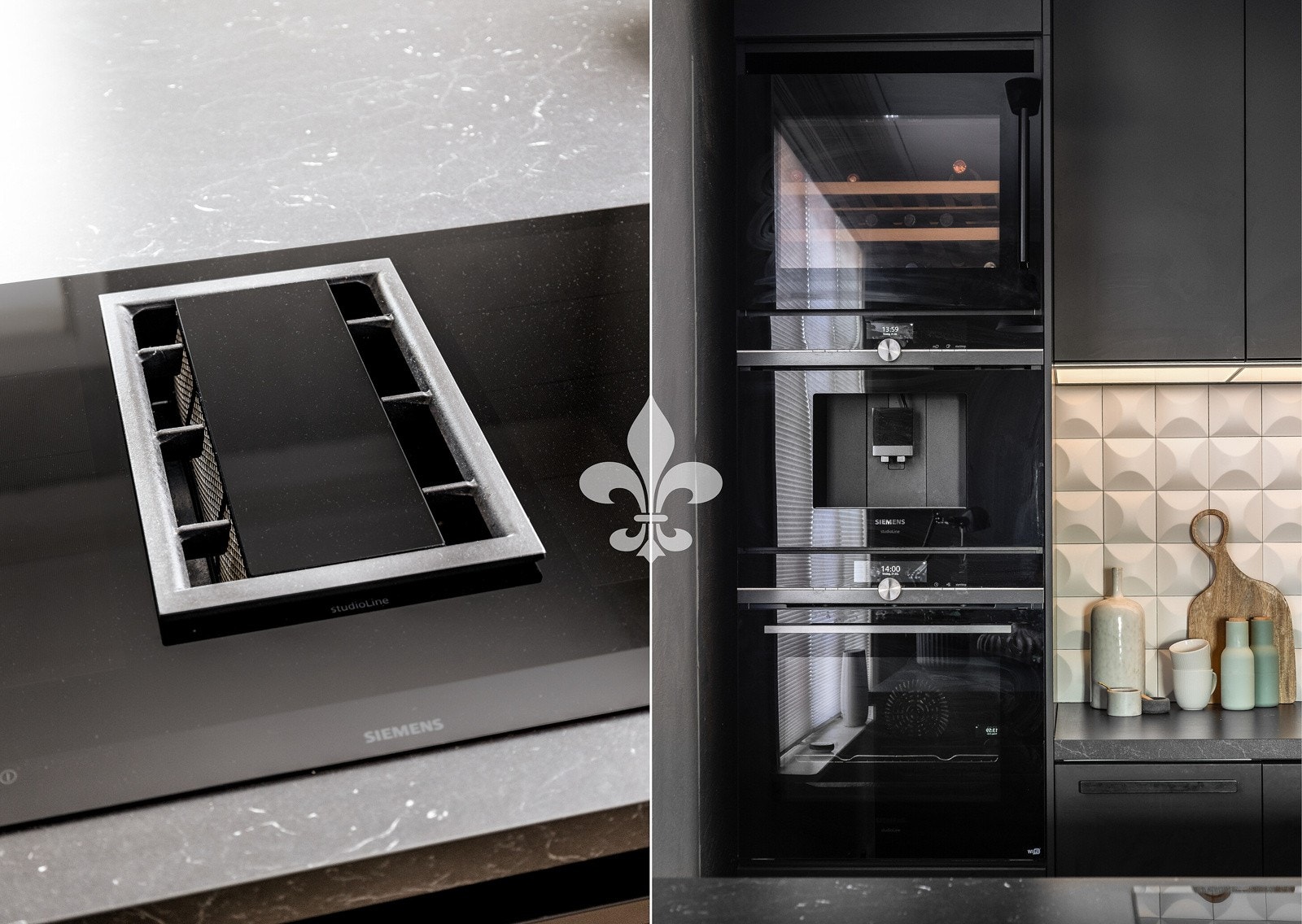 Alle hvitevarer er av StudioLine fra Siemens. Galleribilde