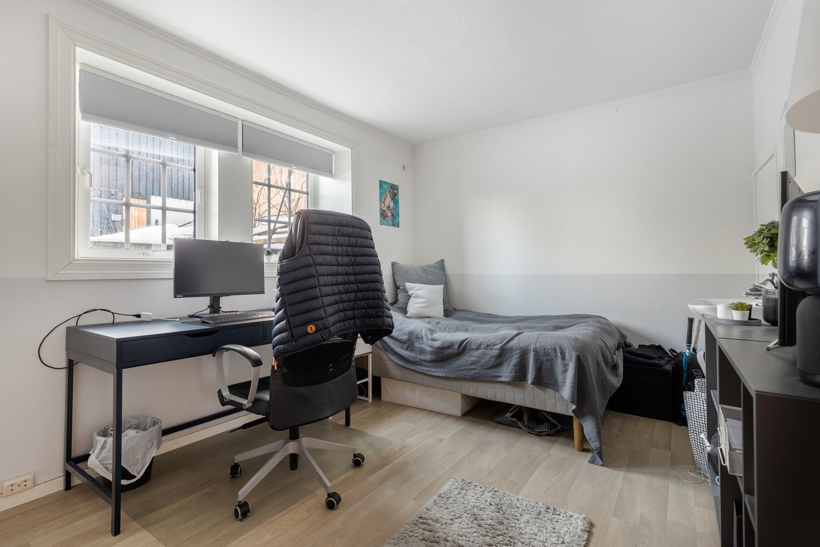 Soverom 1 sokkeletasje Galleribilde