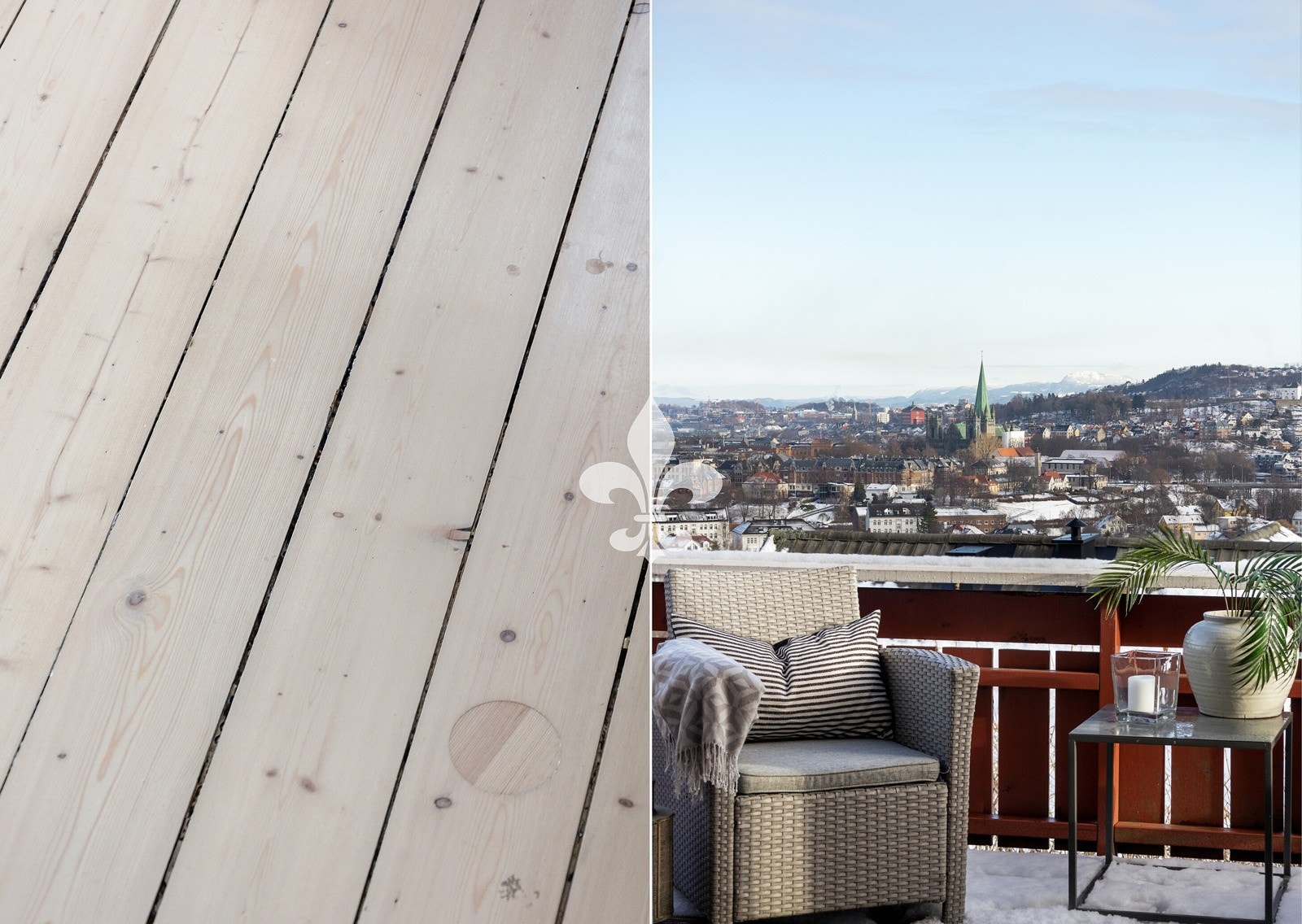 Flott tregulv i 1. etasje som er nyslipt i 2019. Galleribilde