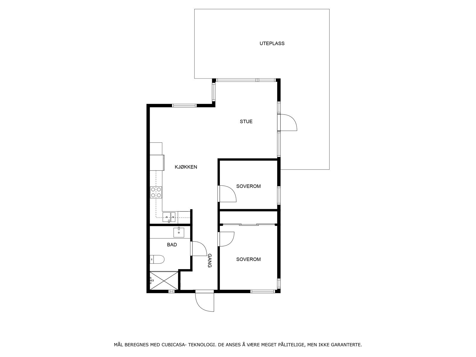 Veiledende planskisse 1.etasje. Galleribilde