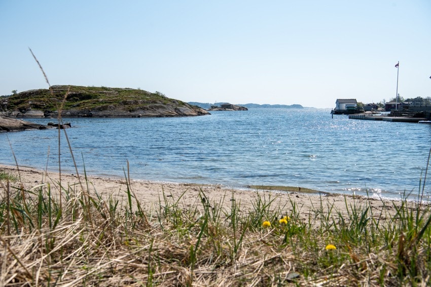 Her bor man like ved vannet. Galleribilde